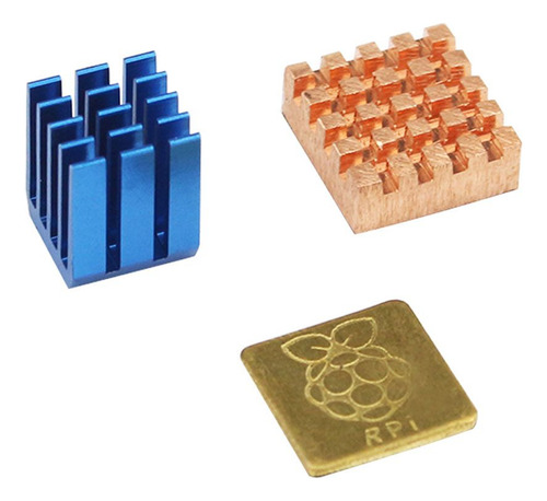Kit Mini Cooler + 3 Dissipadores 30 X 30 Mm Raspberry Pi Nfe