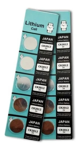 Imagen 2 de 10 de Pilas Panasonic Cr 2012 Litio 5u. Original Distribuidor
