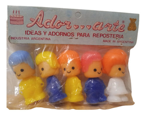 Pin Y Pon Jocsa Figuras 80s Juguete Antiguo Muñecos (Usado)