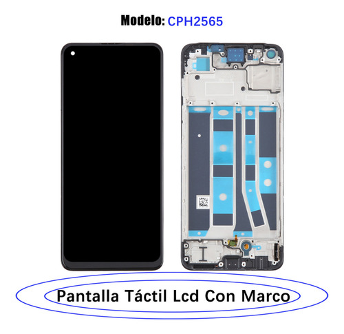Pantalla Para Oppo A78 4g Cph2565 Display Con Marco Incell