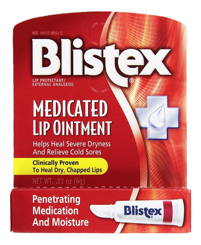 Blistex Medicated Lip Ointment, 0.21 Oz (pack Of 3)