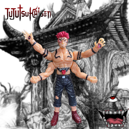 Sukuna Jujutsu Kaisen Figura Articulada Templo Del Mal Jk