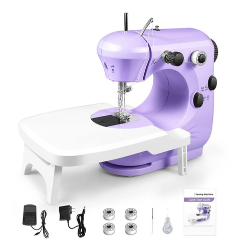 Maquina Coser Mini Para Principiante Portatil 2 Mesa Kit