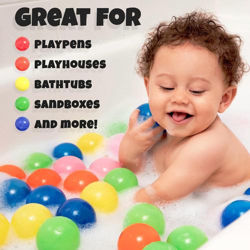 Pelotas De Plastico Click N' Play Para Piscina De Bolas, ...