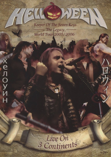 Helloween Live On 3 Continents 2dvd Nac