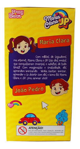 Imagem 9 de 10 de Brinquedo Boneca Maria Clara E Jp Dupla Youtubers Rosita