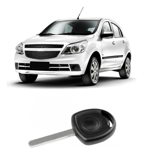 Chave Agile 2009 A 2014 S/ Segredo C/ Alojamento Transponder