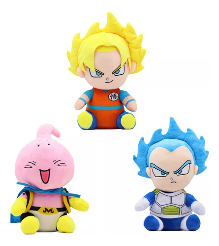 G Siete Muñecos Super Saiyan De Dragon Ball En