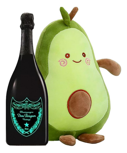 Champagne Dom Perignon Luminous 750 Ml + Peluche Aguacate