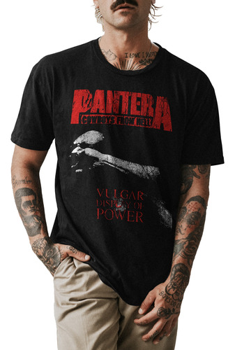 Polo Personalizado Motivo Banda Americana Pantera 001