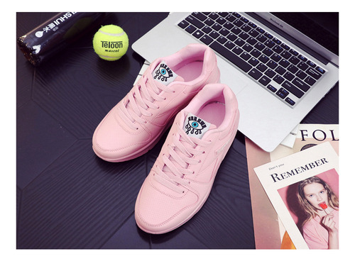 Tenis Deportivos Con Cápsula De Aire Para Mujer, Blanco