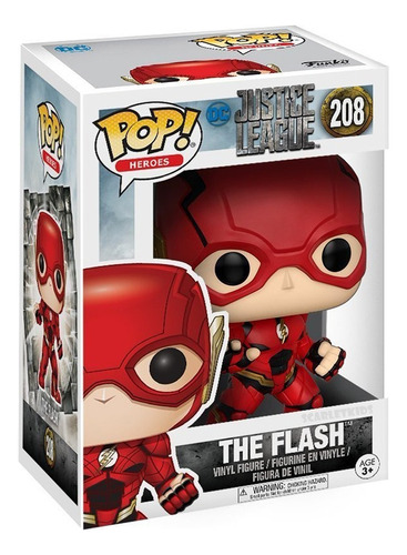 Funko Pop Flash 208 Justice League Dc Original Scarlet Kids