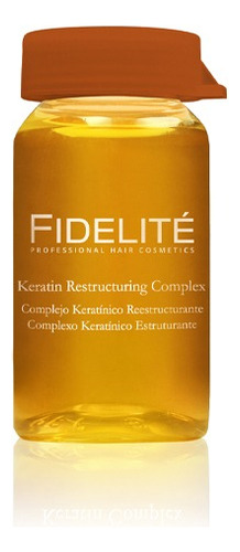 6 Ampollas Keratina 15ml Fidelite + Gorro Termico Metalizado