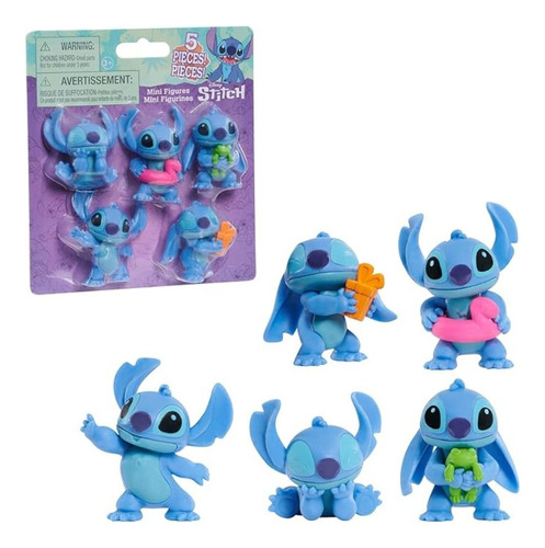 Disney Stitch Mini Figuras X5