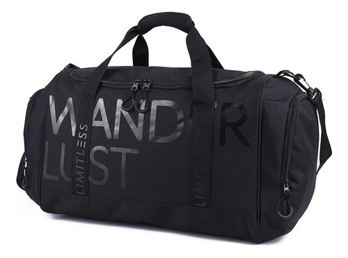 Bolso De Viaje Mujer Hombre Carry On Bolso De Mano Cabina Bolso Mujer Deportivo Gym Deportes Reforzado Grande Color Negro
