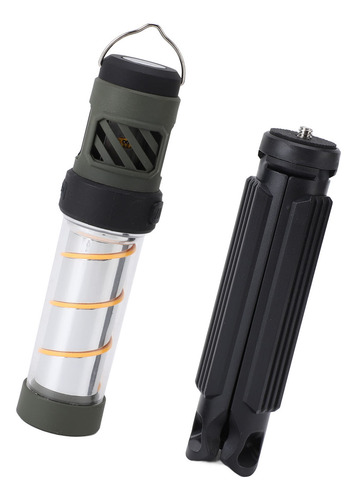 Linterna Led De Camping Con Ganchos Recargables Por Usb
