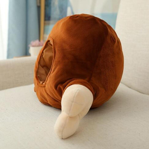 Sombrero De Peluche Con Baquetas De Pollo, Tocado De Juguete