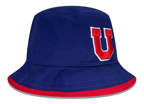 Imagen 2 de 5 de Gorro Bucket Universidad De Chile Negro Original New Era