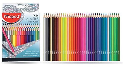 Maped 832217 Lápices De Colores De 36 Piezas