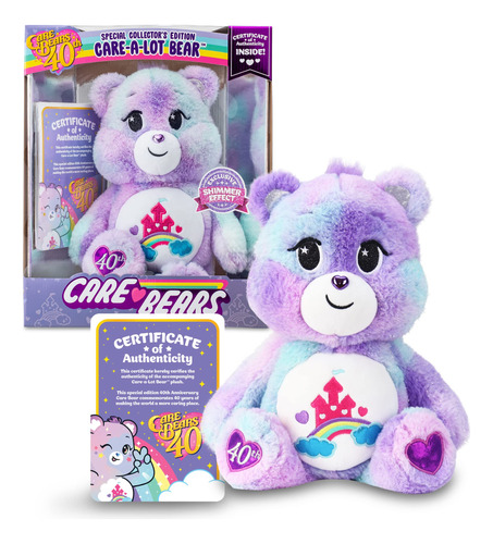 Care Bears Pelu Care-a-lot Bear - 40 Aniversario14 Inch Nvd7