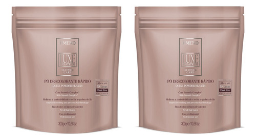 Kit Com 2 Pós Descolorantes Luxe Creaitions Blonde Care 300g