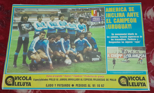Tres Pósters De La Selección Uruguaya Campeona De América (Usado)