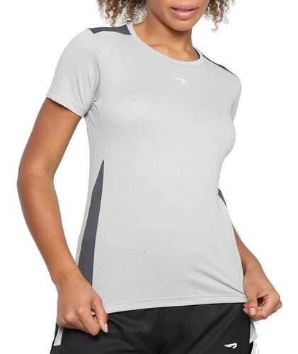 Camiseta Rainha Tech Ii Feminina T-shirt Cinza/grafite