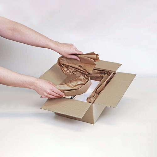 Bobina De Papel Kraft Refugo 120cm 9,8kg - 01 Unidade