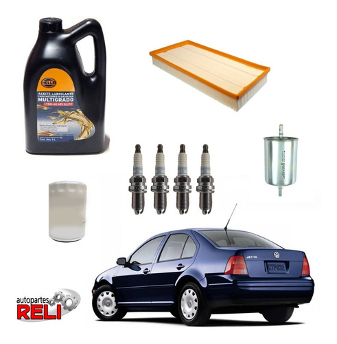 Kit Afinación Para Vw Jetta A4 2.0l Aceite Mineral 