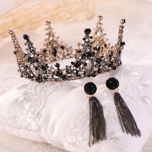 L Corona Negra, Tiara Para La Boda De La Corona De La Reina