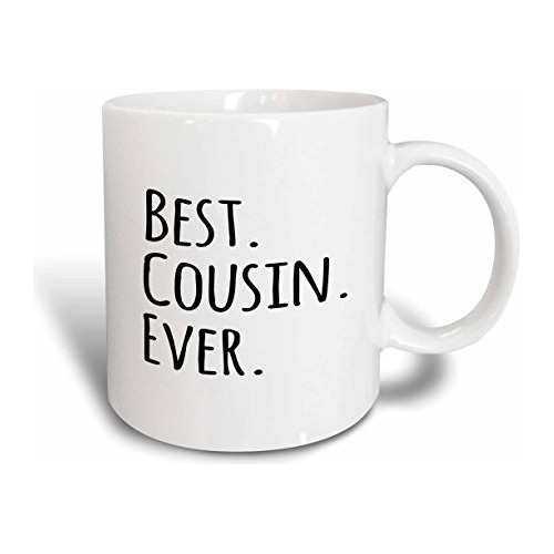 Taza Best Cousin Ever, 1 Unidad (paquete De 1), Color N...