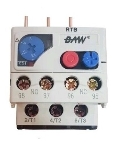 Imagen 2 de 5 de Relevo Termico Tripolar Baw Seleccionar 0.16a - 4a