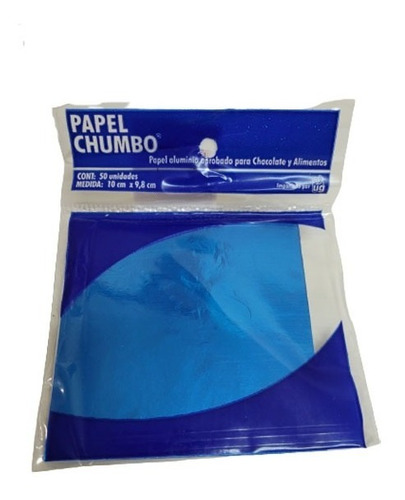 Papel Chumbo 8x8 Pascuas Bombones Paq X50 U Color Liso