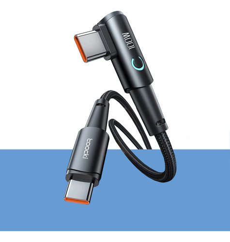 Toocki Cable De Carga Rápida 100w 2 Metros Tipo C A C