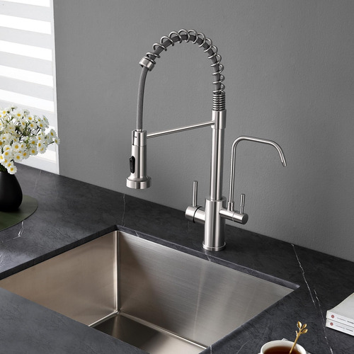 Grifo De Cocina De Popfly Con Grifo De Agua Potable, Grifo 3