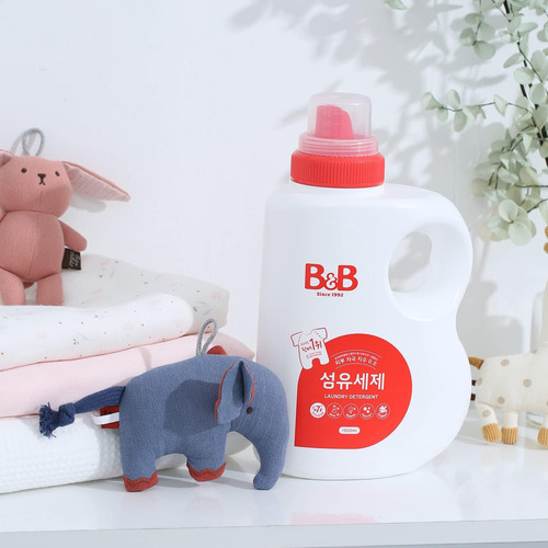 B&b - Detergente Para Ropa De Bebé, 50.7 Onzas, Detergente L