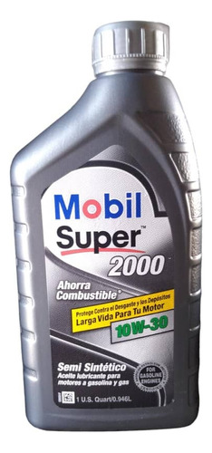 Aceite Mobil Super 2000 10w-30 Semi Sintetico