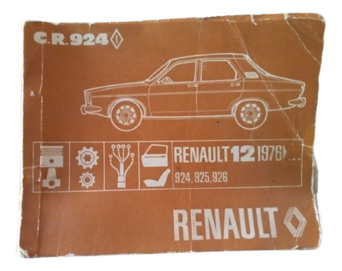 Manual De Despiece Y Repuestos Renault 12 1976