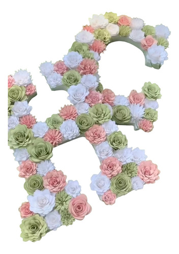 Letras Con Flores Cumple.decoracion