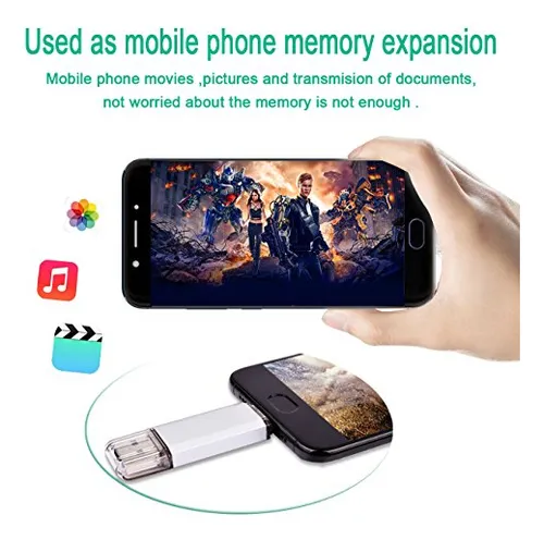 Unidad Flash Usb C Raoyi De 128 Gb, 2 En 1, Usb 3.0 Tipo C D