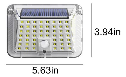 R Night Light 90 Led Com Sensor De Movimento Solar Luzes De