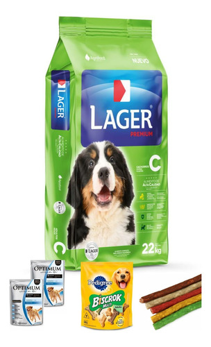 Lager Cachorro 22 Kg Obsequios + Envío 