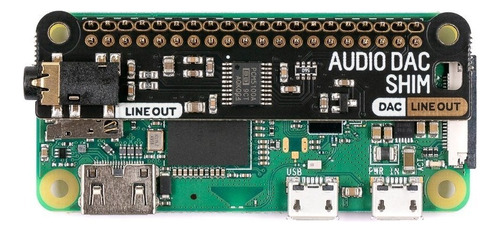 Pimoroni Audio Dac Shim (line Out) Para Raspberry Pi