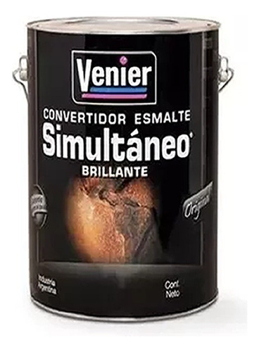 Convertidor Simultaneo Esmalte Brillante 4l Venier Verde