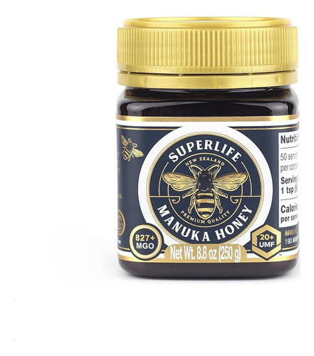 Miel De Manuka Superlife Mgo 829+ 250g Cruda Y Pura