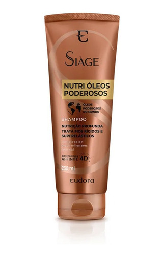 Shampoo Eudora Siàge Nutri Óleos Poderosos 250ml