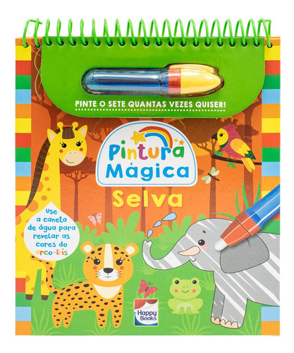 Libro Pintura Magica: Selva De Curious Universe Uk Happy Bo