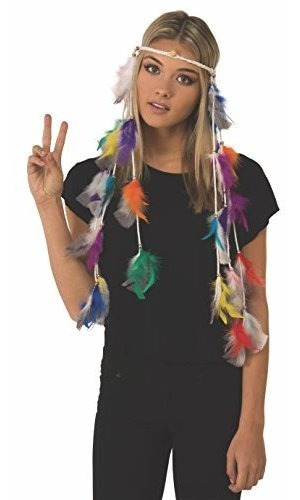 Rubie Boho Hippie Diadema Para Mujer, Como Se Muestra, Talla