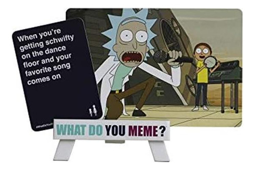 ¿qué Meme? Paquete De Expansión Fotográfica De Rick & Morty