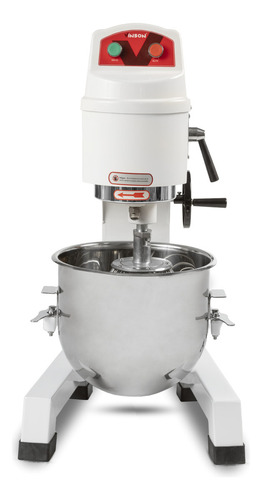 Batidora De Pedestal Planetaria Comercial Vinson Rhino Bavin20 Lt Color Blanco Frecuencia 60 Hz